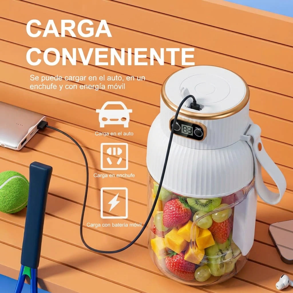 Mini Licuadora Portátil 1000 ml – Inalámbrica y Recargable